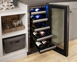 True Residential  15″ Wine Cabinet Overlay Glass - Other (TWC15LOGC)