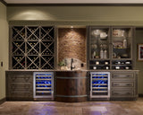 TRUE RESIDENTIAL  TRUE Residential WINE COOLER 15"W GLS DR L/H - Stainless Steel (TWC15LSGC)