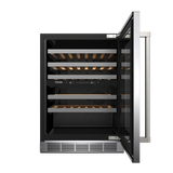 THOR KITCHEN  24-inch Undercounter Dual Zone Wine Cooler - Stainless Steel (TWC24UD)