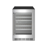 THOR KITCHEN  24-inch Undercounter Dual Zone Wine Cooler - Stainless Steel (TWC24UD)