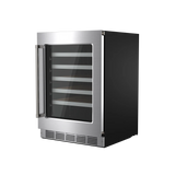 THOR KITCHEN  24-inch Single Zone Wine Cooler, 46 Wine Bottle Capacity - Stainless Steel (TWC24US)