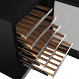 THOR KITCHEN  24-inch Single Zone Wine Cooler, 46 Wine Bottle Capacity - Stainless Steel (TWC24US)