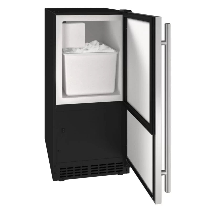 U-Line 15" Crescent Ice Maker in Stainless Solid - Stainless Solid (UACR115SS01A)