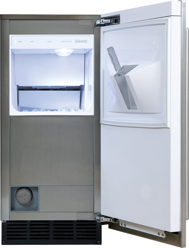 Sub-Zero 15" Ice Maker with Pump - Custom/Panel Ready (UC15IP)
