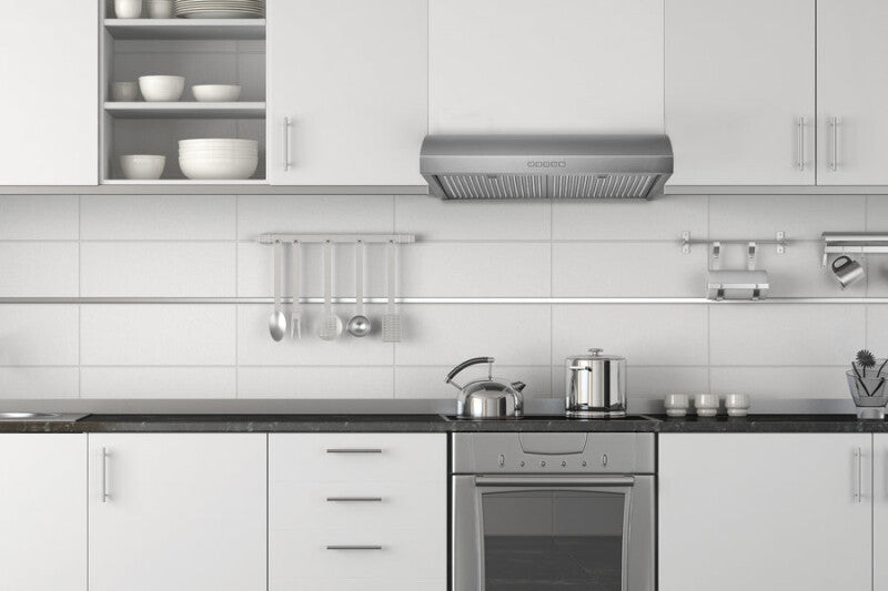 Hauslane  HAUSLANE HOOD 30" UNDER CABINET 400 CFM - Stainless Steel (UCB018SS30)