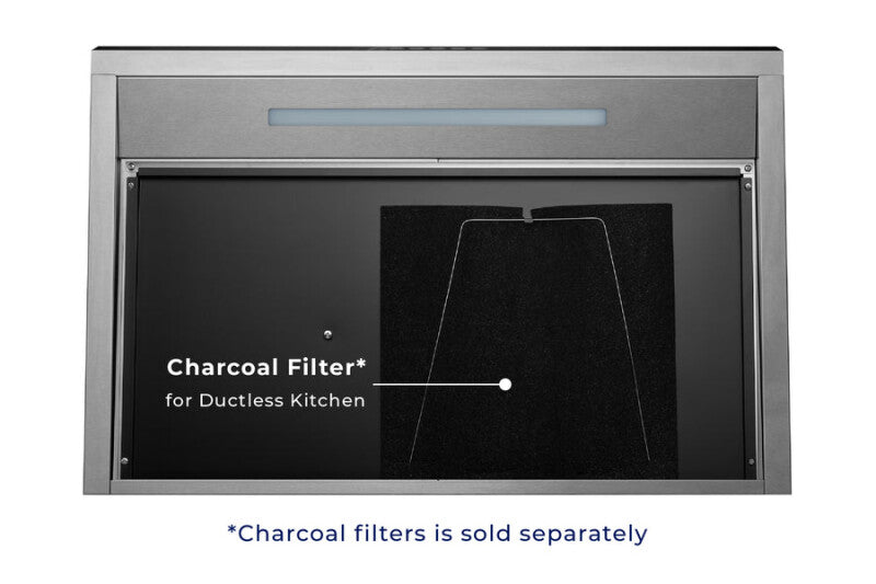 Hauslane  HAUSLANE HOOD 30" UNDER CABINET 400 CFM - Stainless Steel (UCB018SS30)