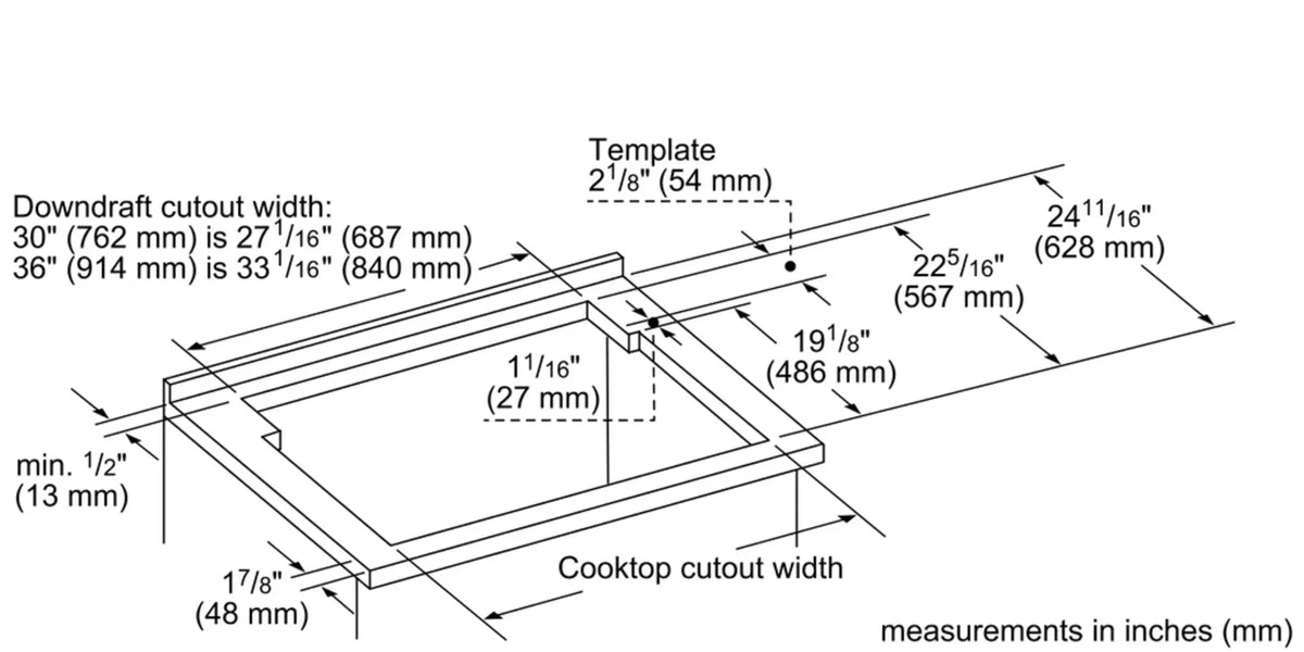 THERMADOR  Masterpiece® Downdraft Ventilation 37'' - Stainless Steel (UCVP36XS)