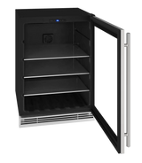 U-Line 24" Beverage Center in Stainless Frame - Stainless Frame (UHBV024SG01A)