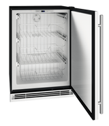 U-Line 24" Convertible Freezer in Stainless Solid - Stainless Solid (UHFZ124SS01B)