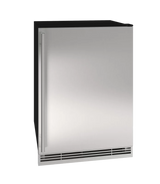 U-Line 24" Refrigerator in Stainless Solid - Stainless Solid (UHRE124SS01A)
