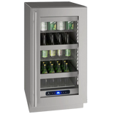 U-Line 18" Refrigerator in Stainless Frame - Stainless Frame (UHRE518SG01A)