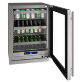 U-LINE  24" Refrigerator in Stainless Solid - Stainless Steel (UHRE524SS81A)