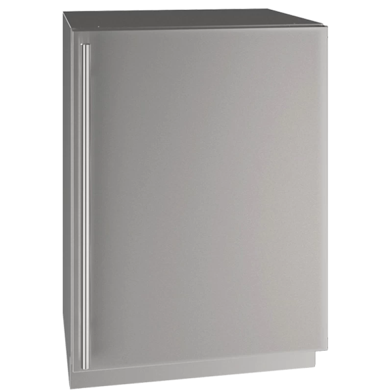 U-LINE  24" Refrigerator in Stainless Solid - Stainless Steel (UHRE524SS81A)