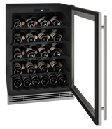 U-Line 24" Wine Refrigerator in Stainless Frame - Stainless Frame (UHWC024SG01A)