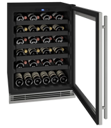 U-Line 24" Wine Refrigerator in Stainless Frame - Stainless Frame (UHWC124SG01A)