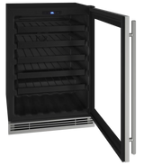 U-Line 24" Wine Refrigerator in Stainless Frame - Stainless Frame (UHWC124SG01A)