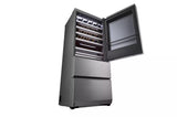 LG Signature  15 Cu. Ft. Smart Wi-fi Enabled Instaview® Wine Cellar Refrigerator - Textured Steel (URETC1408N)