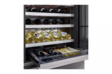 LG Signature  15 Cu. Ft. Smart Wi-fi Enabled Instaview® Wine Cellar Refrigerator - Textured Steel (URETC1408N)