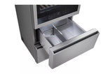 LG Signature  15 Cu. Ft. Smart Wi-fi Enabled Instaview® Wine Cellar Refrigerator - Textured Steel (URETC1408N)
