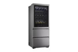 LG Signature LG SIGNATURE 15 cu. ft. Smart wi-fi Enabled InstaView® Wine Cellar Refrigerator - Ref Signature Textured Steel (URETC1408N)