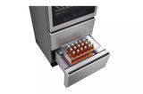 LG Signature LG SIGNATURE 15 cu. ft. Smart wi-fi Enabled InstaView® Wine Cellar Refrigerator - Ref Signature Textured Steel (URETC1408N)