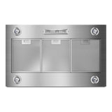 JennAir 36" 585 or 1170 CFM Motor Class Custom Hood Liner - Stainless Steel (UVL6036JSS)