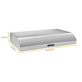 AMANA 30" Range Hood with the FIT System -  (UXT5230BDS)