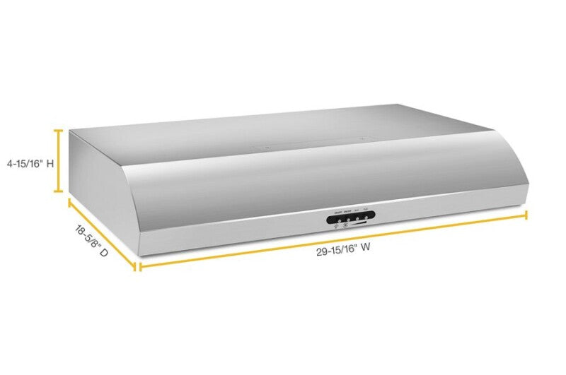 Maytag 30" Range Hood with the FIT System - Stainless Steel (UXT5230BDS)