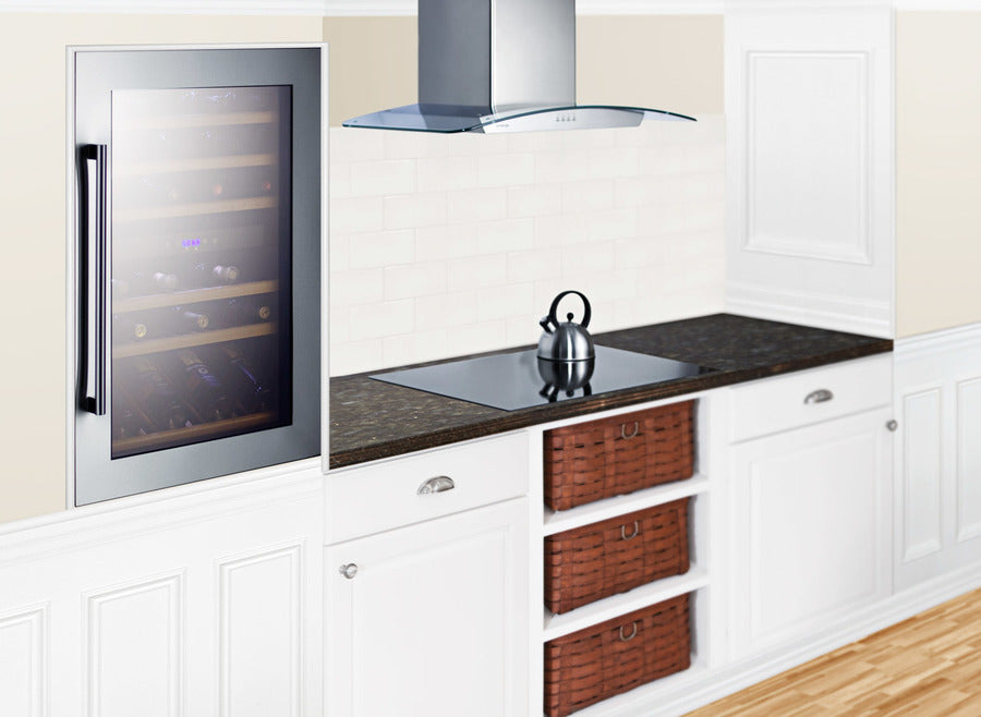 Summit 51 Bottle Integrated Wine Cellar - Glass (VC60D)