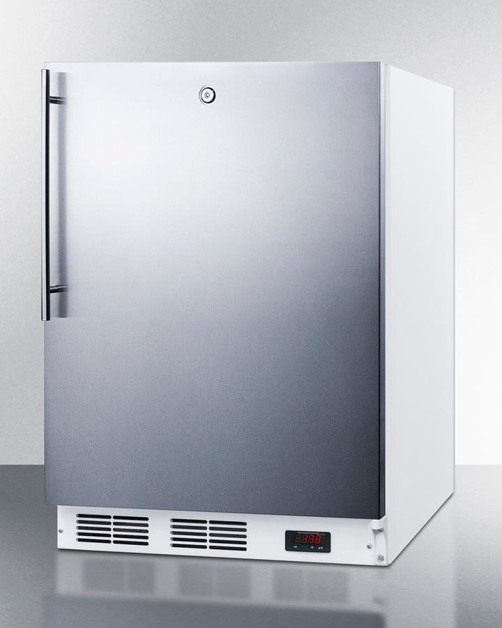 SUMMIT  24" Wide Built-In All-Freezer, ADA Compliant - Stainless Steel (VT65MLBISSHVADA)