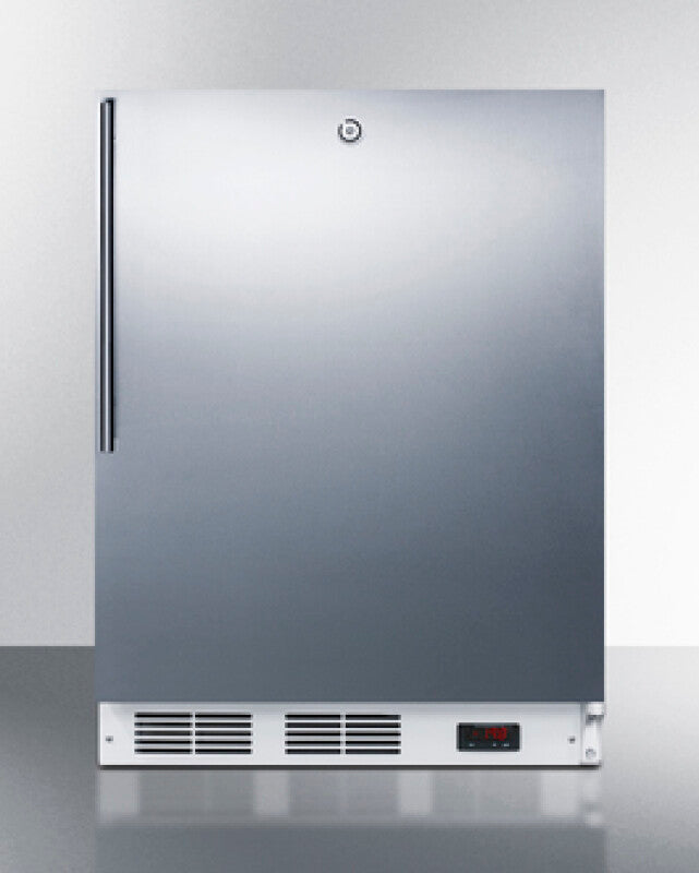 SUMMIT 24" Wide Built-In All-Freezer, ADA Compliant - Stainless Steel (VT65MLBISSHVADA)