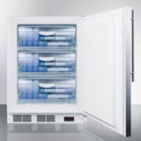 SUMMIT 24" Wide Built-In All-Freezer, ADA Compliant - Stainless Steel (VT65MLBISSHVADA)