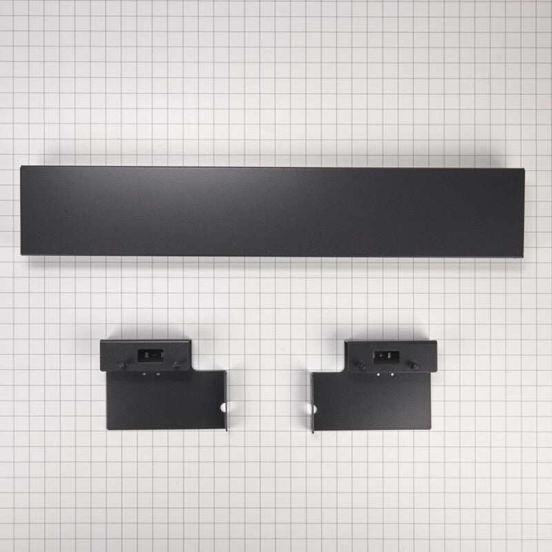 JennAir 36" Refrigerator Armoire Style Door Panel Kit, Obsidian - Black (W10663562)