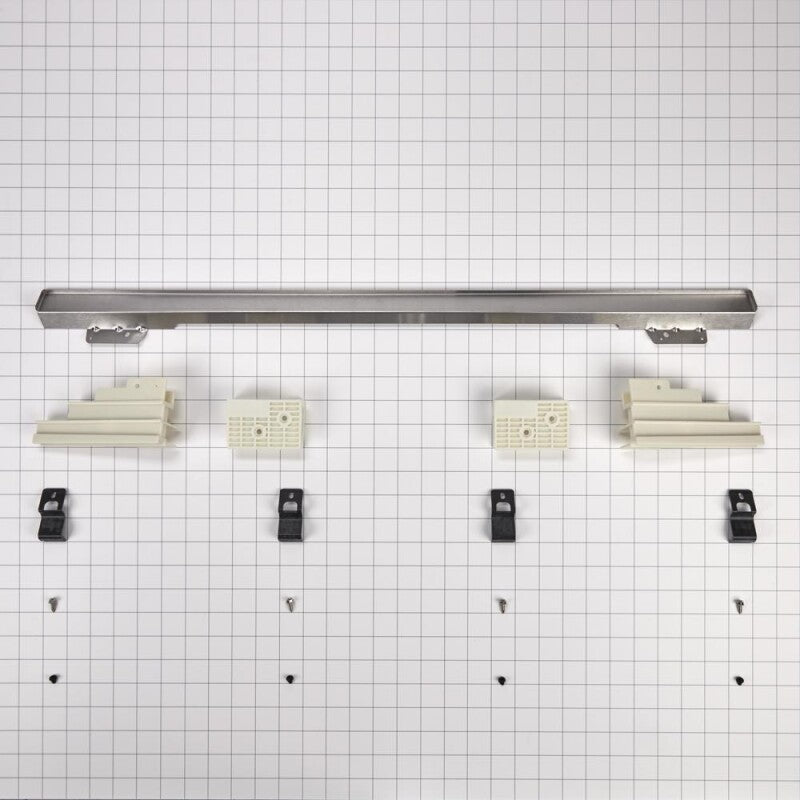 Whirlpool 30" Stainless Flush Install Trim Kit - Stainless Steel (W10837591)