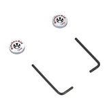 Whirlpool Refrigerator Handle Medallion Kit - Chrome (W10846205)
