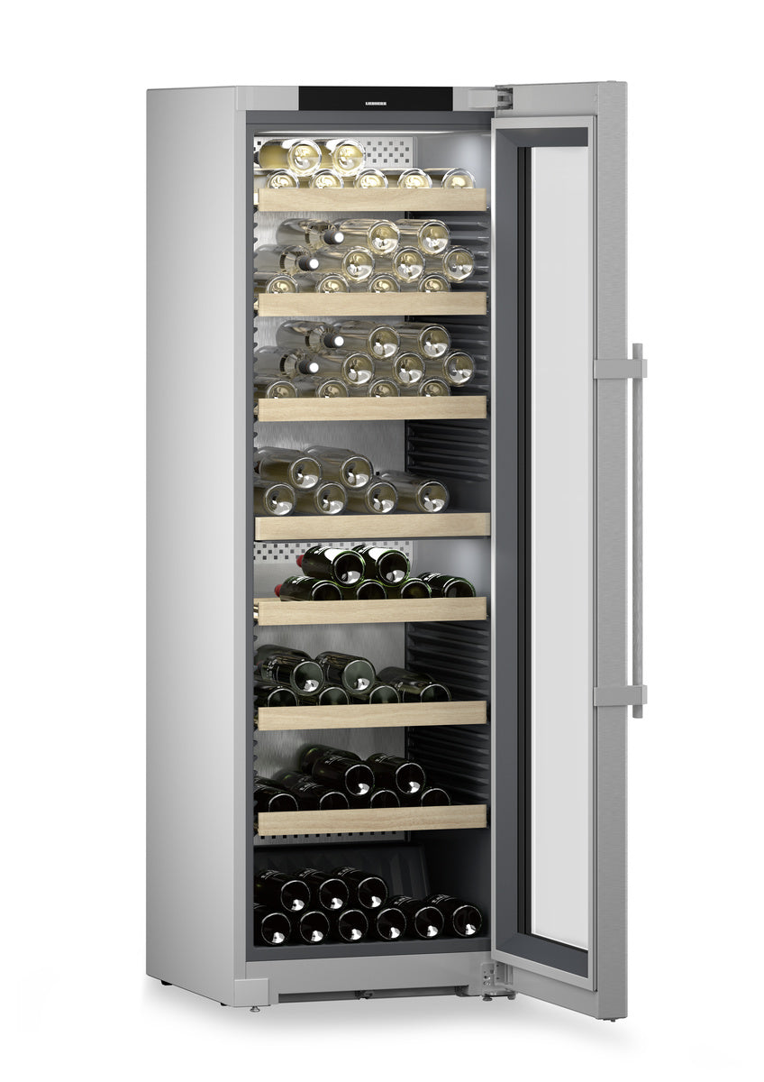 LIEBHERR  Freestanding Wine, Right Hinged - Stainless Frame (W5250)