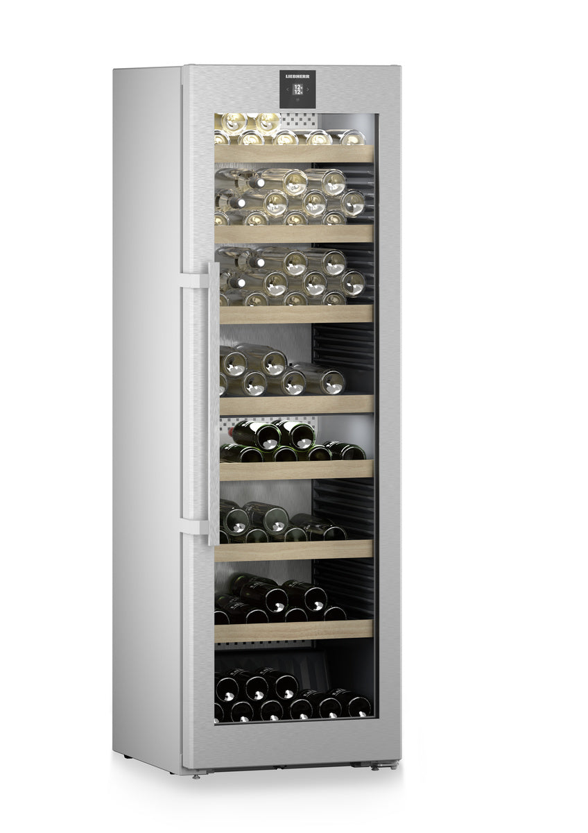 LIEBHERR  Freestanding Wine, Right Hinged - Stainless Frame (W5250)