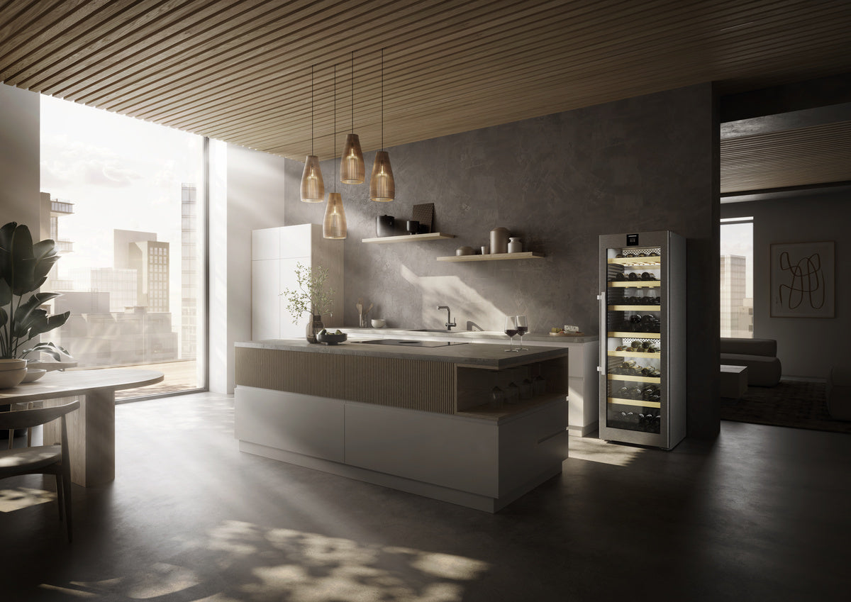 LIEBHERR  Freestanding Wine, Right Hinged - Stainless Frame (W5250)