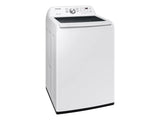 SAMSUNG 4.4 cu. ft. Top Load Washer with ActiveWave™ Agitator and Soft-Close Lid in White - White (WA44A3205AWA4)
