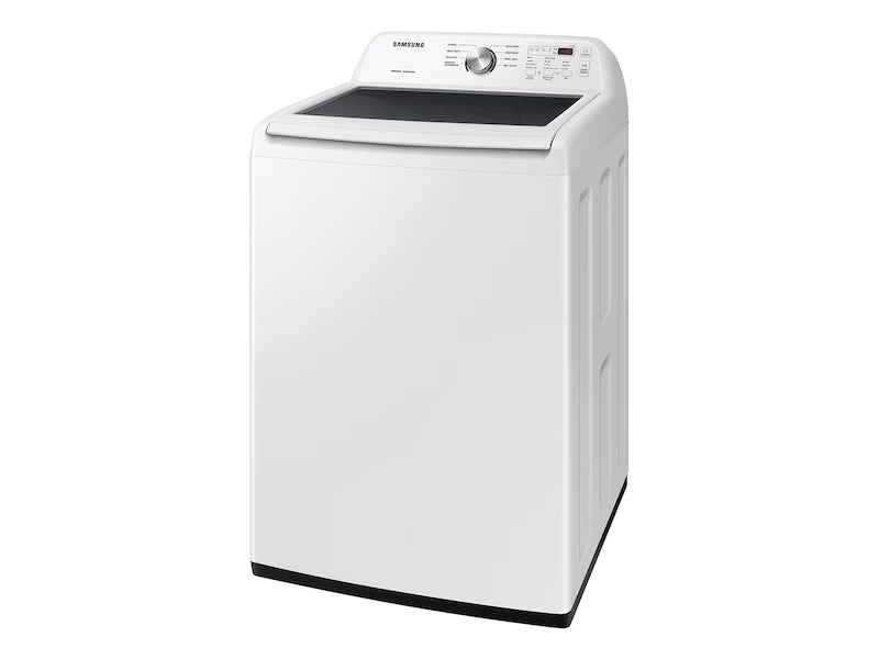 SAMSUNG 4.4 cu. ft. Top Load Washer with ActiveWave™ Agitator and Soft-Close Lid in White - White (WA44A3205AWA4)