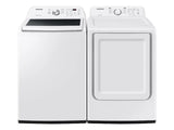 SAMSUNG 4.4 cu. ft. Top Load Washer with ActiveWave™ Agitator and Soft-Close Lid in White - White (WA44A3205AWA4)