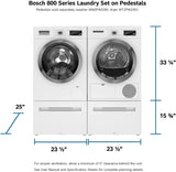 Bosch Bosch 800 Series Compact Washer 24" 1400 rpm - White (WAW285H2UC)