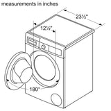 Bosch Bosch 800 Series Compact Washer 24" 1400 rpm - White (WAW285H2UC)
