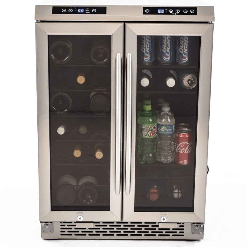 AVANTI  Avanti 19 Bottle/66 Can Dual-Zone Wine & Beverage Center - Stainless Steel (WBV19DZ)