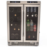 AVANTI  Avanti 19 Bottle/66 Can Dual-Zone Wine & Beverage Center - Stainless Steel (WBV19DZ)