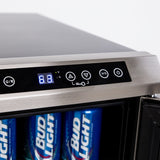 AVANTI  Avanti 19 Bottle/66 Can Dual-Zone Wine & Beverage Center - Stainless Steel (WBV19DZ)