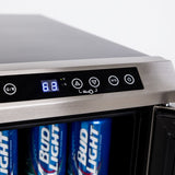 AVANTI Avanti 19 Bottle/66 Can Dual-Zone Wine u0026 Beverage Center - Stainless Steel / 3 cu. ft. -  (WBV19DZ)