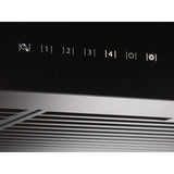 BEST RANGE HOODS 36-INCH 650 MAX BLOWER CFM STAINLESS STEEL CHIMNEY RANGE HOOD WITH PURLED(TM) LIGHT SYSTEM AND BLACK GLASS (WCB3 SERIES) -  (WCB3I36SBB)