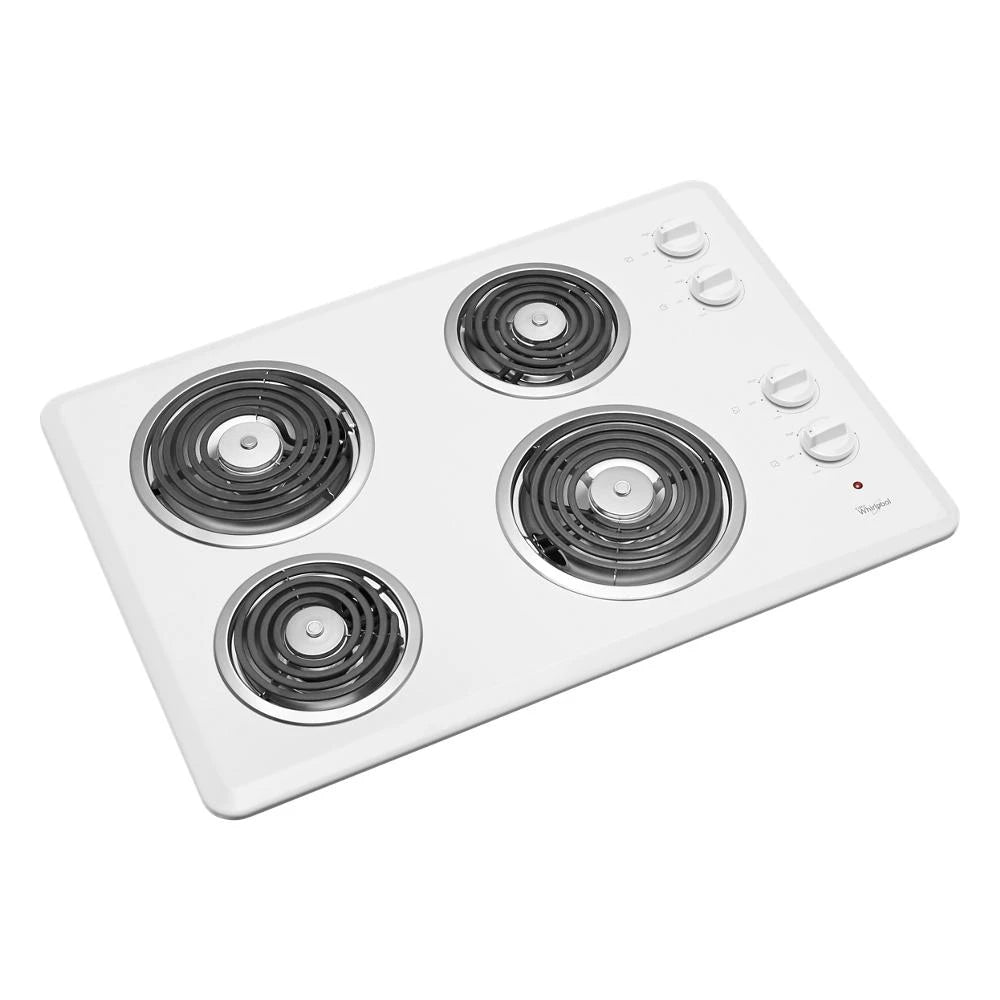 Whirlpool  30" Electric Cooktop - White (WCC31430AW)