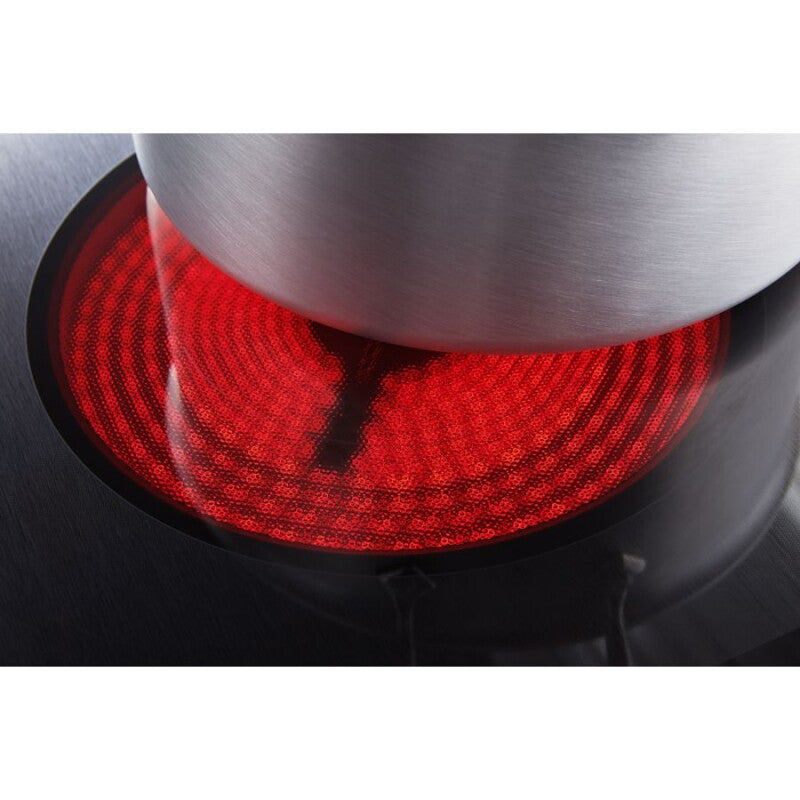 Whirlpool 30-inch Electric Ceramic Glass Cooktop with Dual Radiant Element - Stainless Steel (WCE55US0HS)